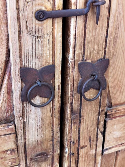 ANTIQUE PITCH PINE CORNER WARDROBE CUPBOARD - ADDITIONAL PHOTO 9
