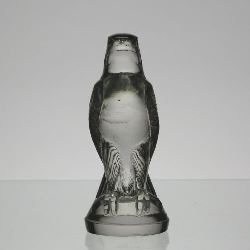 EARLY 20TH CENTURY ART DECO GLASS CAR MASCOT ENTITLED FAUCON BY REN LALIQUE - ADDITIONAL PHOTO 4