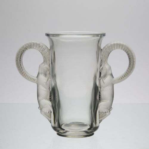 EARLY 20TH CENTURY ART DECO CLEAR GLASS THIBET VASE BY REN LALIQUE - ADDITIONAL PHOTO 1