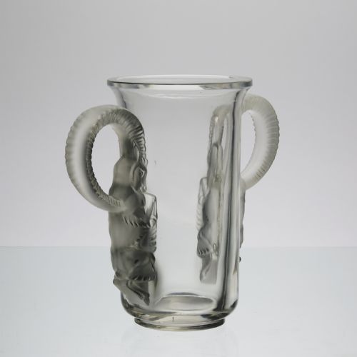 EARLY 20TH CENTURY ART DECO CLEAR GLASS THIBET VASE BY REN LALIQUE - ADDITIONAL PHOTO 2