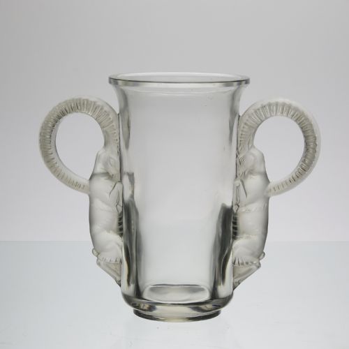 EARLY 20TH CENTURY ART DECO CLEAR GLASS THIBET VASE BY REN LALIQUE - ADDITIONAL PHOTO 5