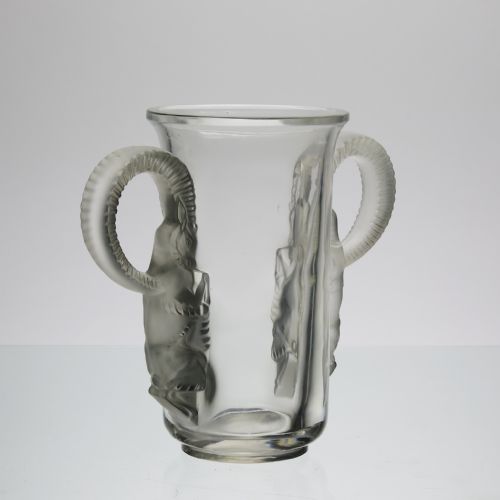 EARLY 20TH CENTURY ART DECO CLEAR GLASS THIBET VASE BY REN LALIQUE - ADDITIONAL PHOTO 6