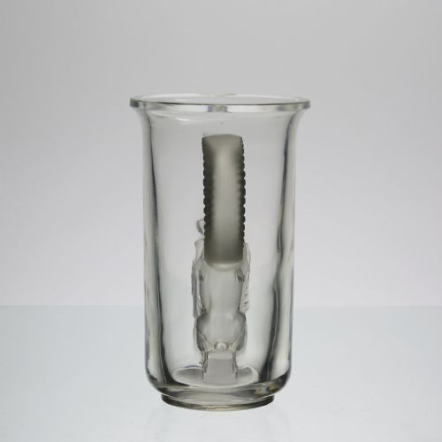 EARLY 20TH CENTURY ART DECO CLEAR GLASS THIBET VASE BY REN LALIQUE - ADDITIONAL PHOTO 7