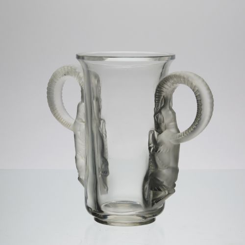 EARLY 20TH CENTURY ART DECO CLEAR GLASS THIBET VASE BY REN LALIQUE - ADDITIONAL PHOTO 8