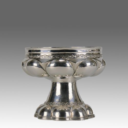 EARLY 20TH CENTURY ARTS CRAFTS SILVER CHALICE BY NATHAN AND HAYES