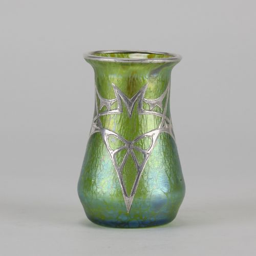 EARLY 20TH CENTURY SILVER SECESSIONIST VASE BY JOHANN LOETZ - ADDITIONAL PHOTO 1