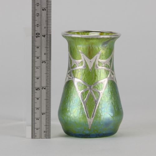 EARLY 20TH CENTURY SILVER SECESSIONIST VASE BY JOHANN LOETZ - ADDITIONAL PHOTO 9