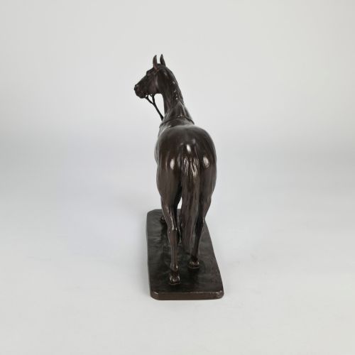 EARLY 20TH CENTURY JAPANESE BRONZE SCULPTURE STANDING HORSE BY KUNIO IT - ADDITIONAL PHOTO 7
