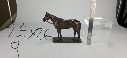 EARLY 20TH CENTURY JAPANESE BRONZE SCULPTURE STANDING HORSE BY KUNIO IT - ADDITIONAL PHOTO 9