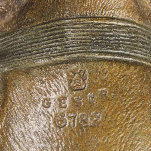 EARLY 20TH CENTURY COLDPAINTED AUSTRIAN BRONZE SADDLED HORSE BY FRANZ BERGMAN - ADDITIONAL PHOTO 10