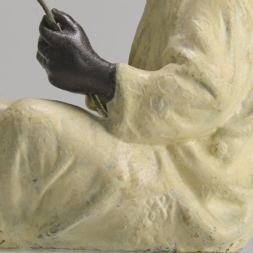 EARLY 20TH CENTURY COLDPAINTED BRONZE ENTITLED BOY READING BY FRANZ BERGMAN - ADDITIONAL PHOTO 9