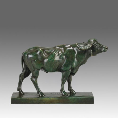 Mid 19th Century Bronze Animalier 'Buffle D'eau' by Antoine L Barye