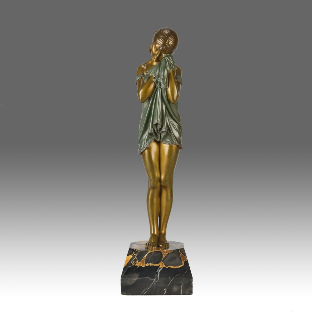 Early 20th Century Art Deco Bronze entitled 