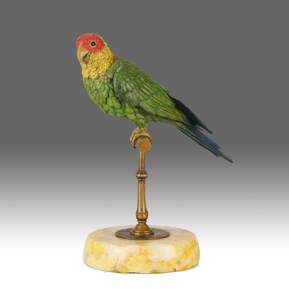 Early 20th Century Cold-Painted Bronze 