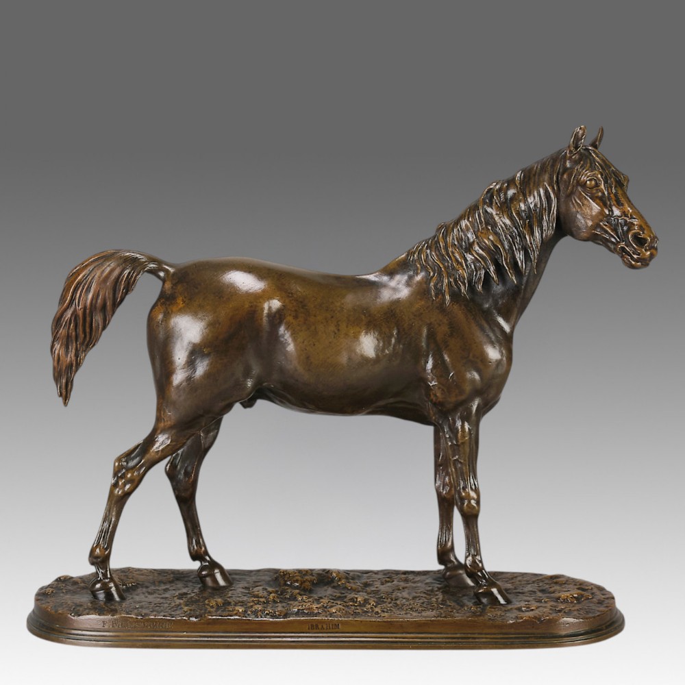 Mid 19th Century Animalier Bronze entitled 