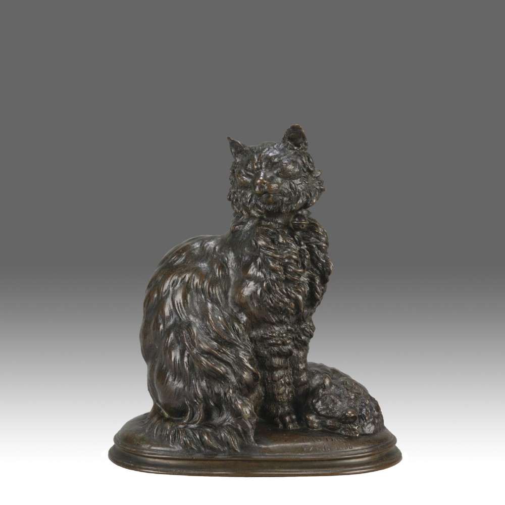 Mid 19th Century Animalier Bronze entitled 