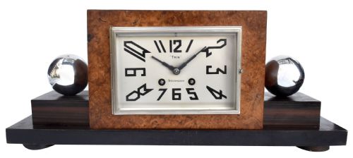 Art Deco French Mantle Clock, C1930