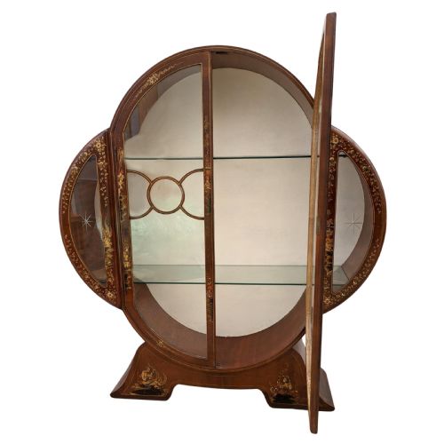 ART DECO STYLISH DISPLAY CABINET ENGLISH 1930S - ADDITIONAL PHOTO 1