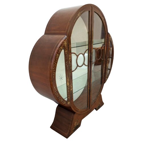 ART DECO STYLISH DISPLAY CABINET ENGLISH 1930S - ADDITIONAL PHOTO 5