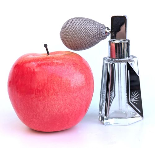 ART DECO ATOMIZER PERFUME GLASS BOTTLE 1930'S - ADDITIONAL PHOTO 1