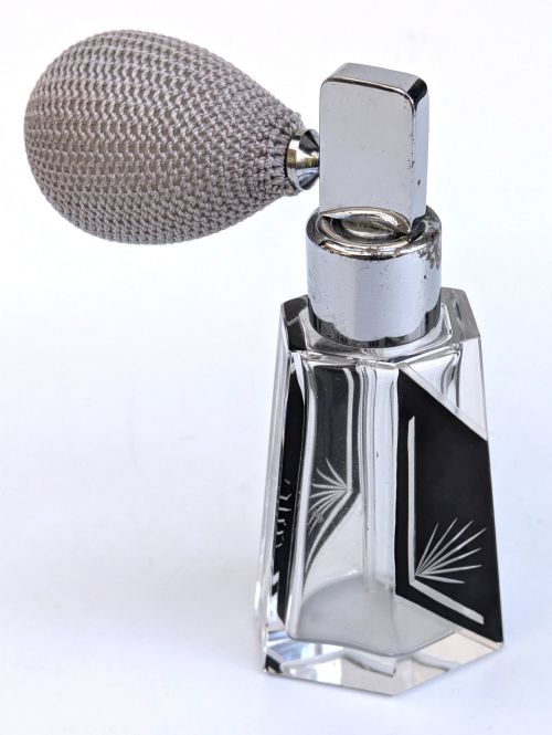 ART DECO ATOMIZER PERFUME GLASS BOTTLE 1930'S - ADDITIONAL PHOTO 3