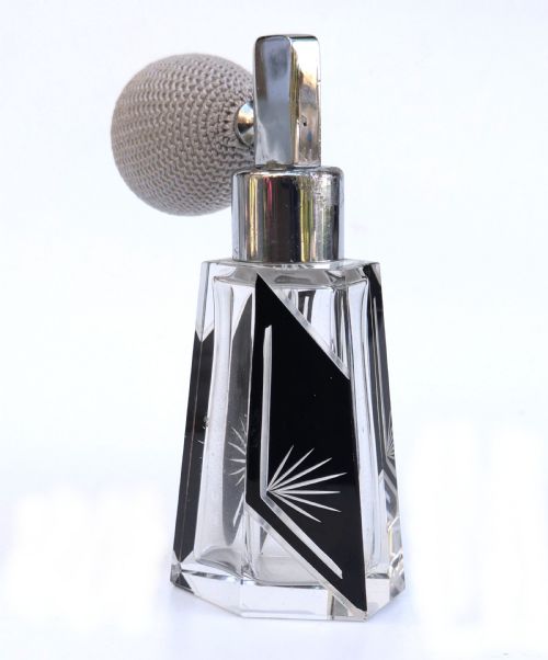 ART DECO ATOMIZER PERFUME GLASS BOTTLE 1930'S - ADDITIONAL PHOTO 4