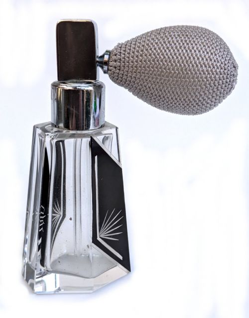 ART DECO ATOMIZER PERFUME GLASS BOTTLE 1930'S - ADDITIONAL PHOTO 5