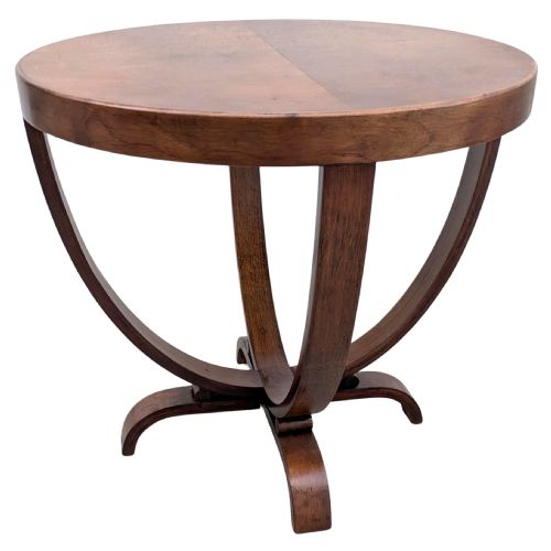 Art Deco Walnut Modernist Occasional Table, C1930