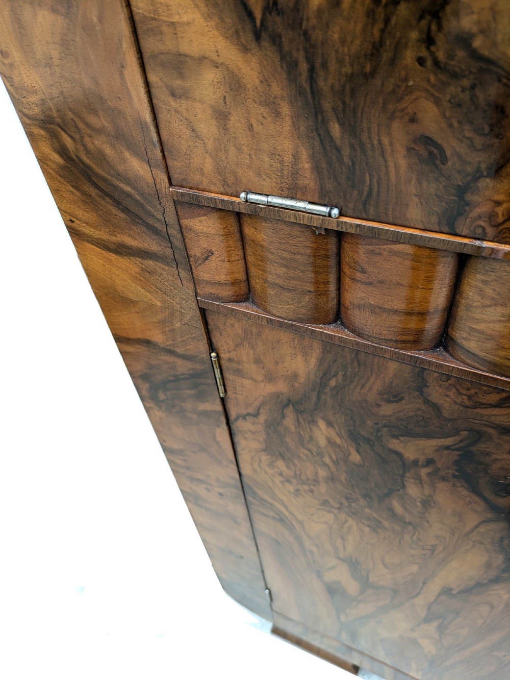 Art Deco Figured Walnut Cocktail cabinet , c1930 View VII