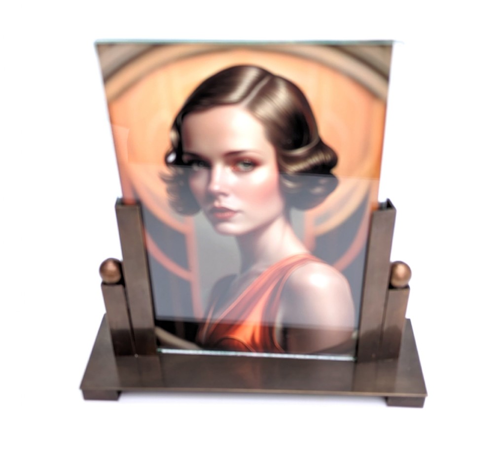 Art Deco Skyscraper Free Standing Picture Frame, c1930 View II
