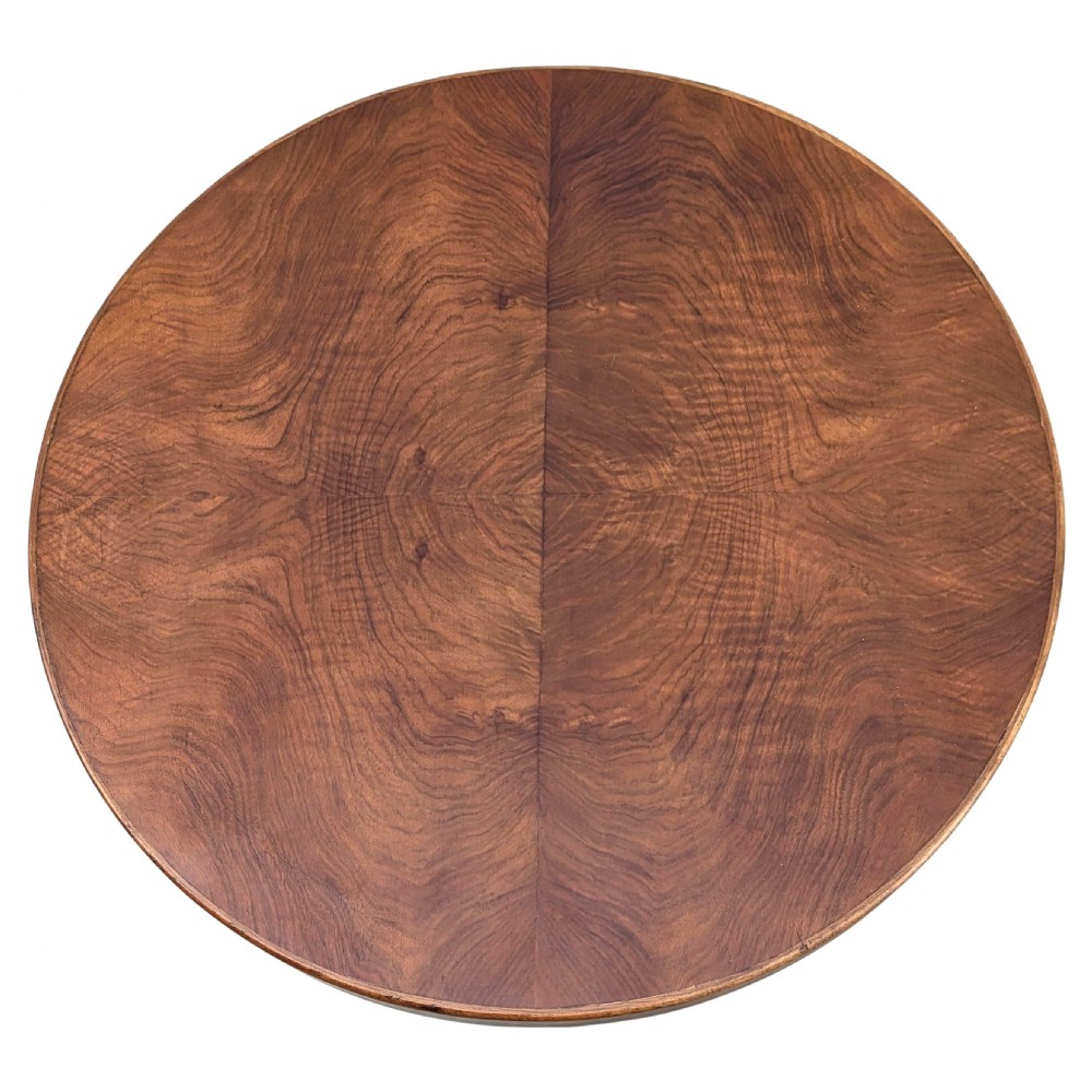 Art Deco Walnut Modernist Occasional Table, c1930 View IV