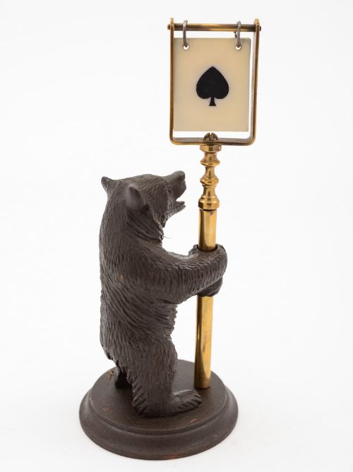 Black Forest Bear Trump Marker, Circa 1920