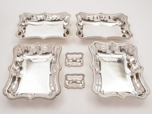 fig 1. Pair of Victorian Entree Dishes, Circa 1890