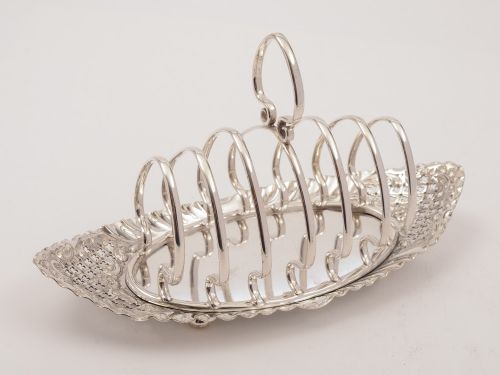 Edwardian Silver Plated Toast Rack, Circa 1905