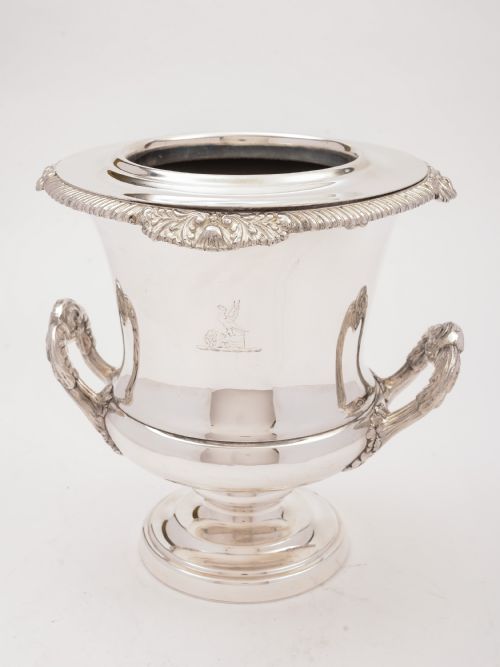 Georgian Silver Plated Wine Cooler, Circa 1810