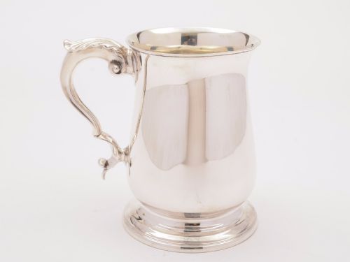 Edwardian Silver Tankard, London 1902