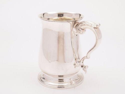 fig 1. Edwardian Silver Tankard, London 1902