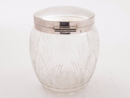 fig 1. Victorian Cut Glass Biscuit Box, Circa 1890