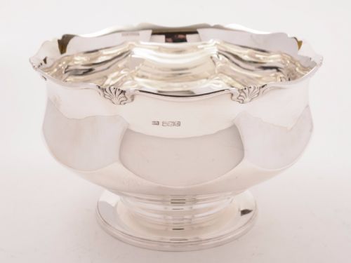 Silver Pedestal Bowl, Sheffield 1921