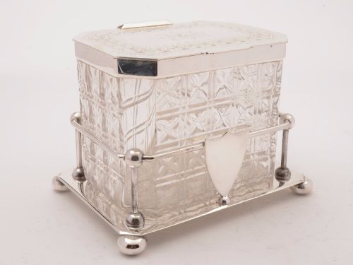 Victorian Biscuit Box, Circa 1880