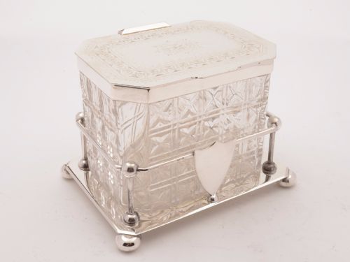 fig 1. Victorian Biscuit Box, Circa 1880