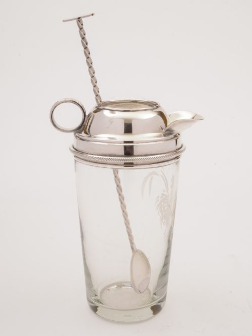 fig 1. Art Deco Cocktail Mixing Jug, Circa 1930