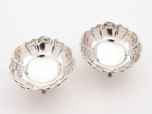 Pair of Silver Bon Bon Dishes, Birmingham 1933