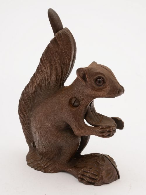 Cast Iron Squirrel Nutcracker, Circa 1900