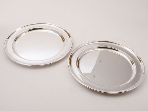 fig 1. Pair of Christofle Food Covers, Circa 1900