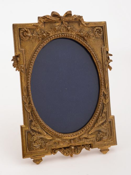 French Cast Brass Photo Frame, Circa 1900