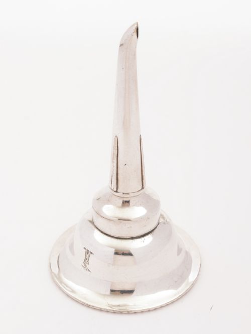 Victorian Silver Plated Wine Funnel, Circa 1890