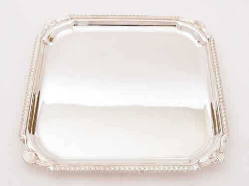 Art Deco Silver Plated Salver, Circa 1930