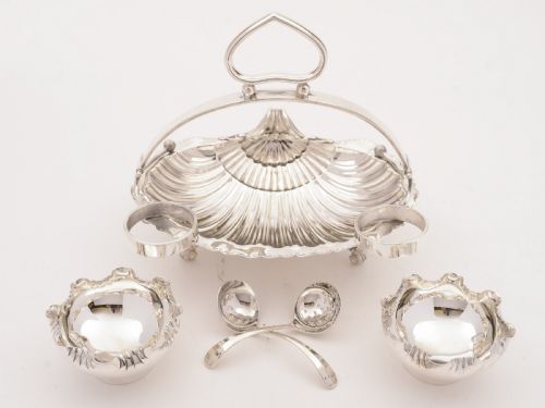 Victorian Silver Plated Strawberry Dish, Circa 1890