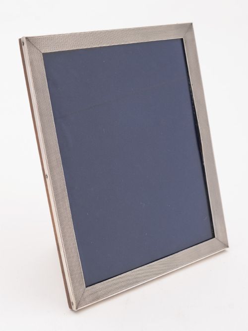 Art Deco Large Silver Photo Frame, Birmingham 1928